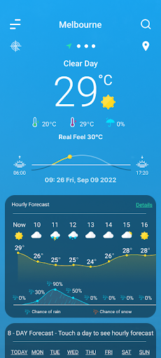 Screenshot Weather Forecast