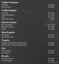 007 Restro Bar - Hotel Seetal menu 1