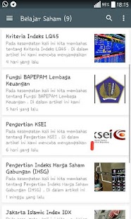 Saham Indonesia Hari Ini - náhled