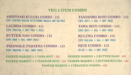 New Punjabi Hotel- Murugesh Palya menu 2