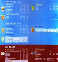 Costa Coffee menu 1