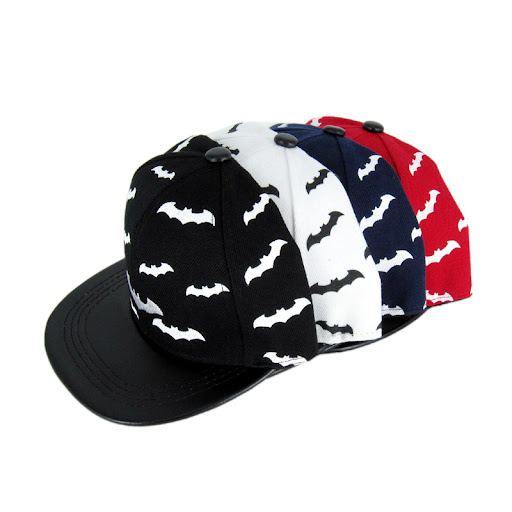 Title 10, Bat Print Mens and Womens Hip Hop Baseball Ca...
