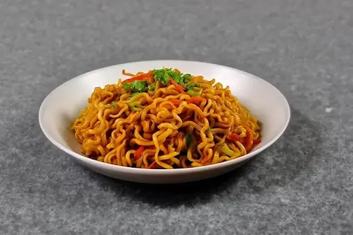 Spicy Garlic Veg Loaded Maggi