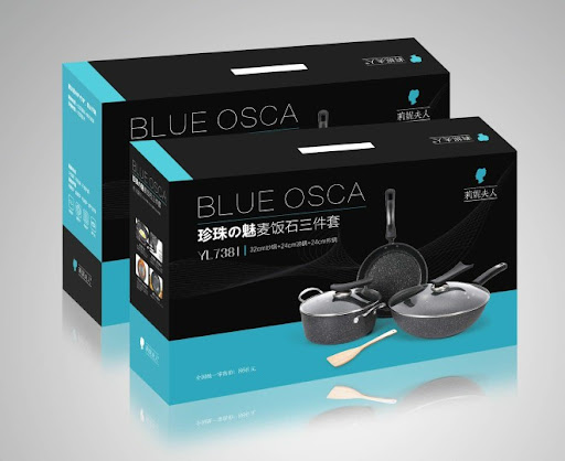 Title 1, Three-piece Cookware Set in an Atmospheric Exqu...