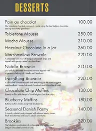 Le Artisan Boulangerie menu 1