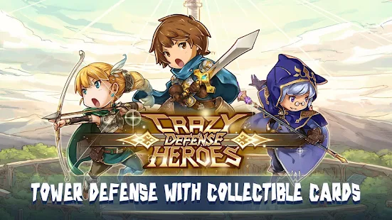 Crazy Defense Heroes: Defesa de Torre TD apk mod