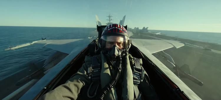 Tom Cruise as the title character in the trailer for 'Top Gun: Maverick'.