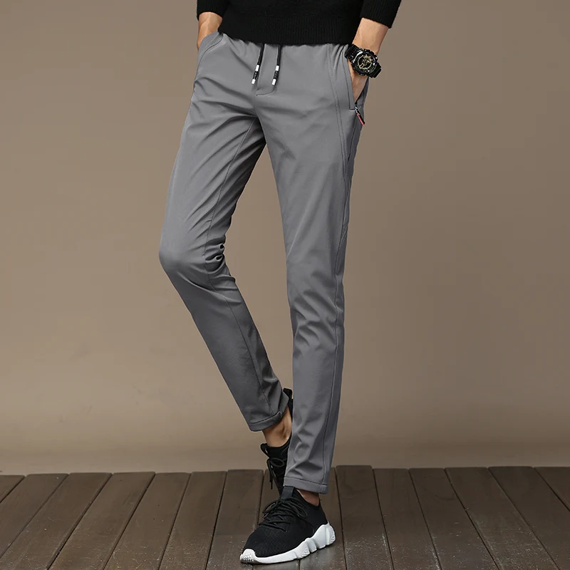 Title 4, Neue Sommer Dünne Eis Seide Daddy Pants Herren ...