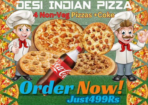 Non Veg Pizza Combo (7 Inch) (Serves 4)