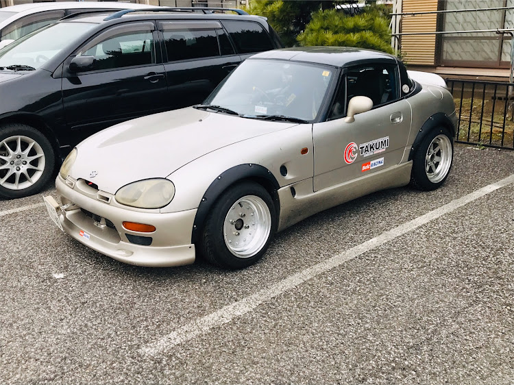 カプチーノのカプチーノ・旧車・マーク1・深リムに関するカスタム事例の投稿画像1枚目