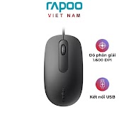 Chuột Có Dây Rapoo N120 Cổng Usb ( 1600 Dpi )