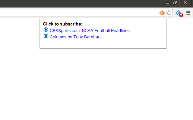 Feedly Subscriber chrome extension