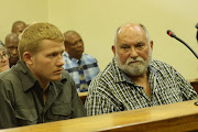 Piet Groenewald and his son Stephan appear at the Groblersdal Magistrate's Court.
