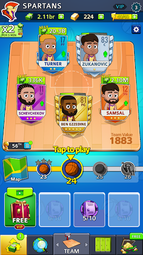 Screenshot Idle Five Basketball tycoon