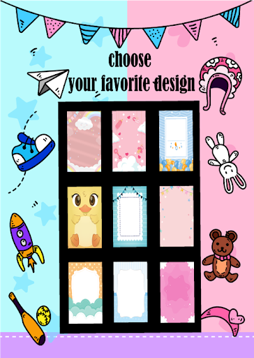 Baby shower invitations maker