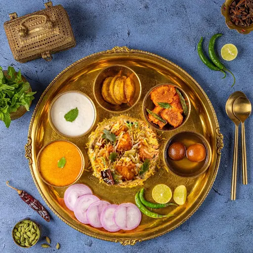 Paneer Biryani Thali