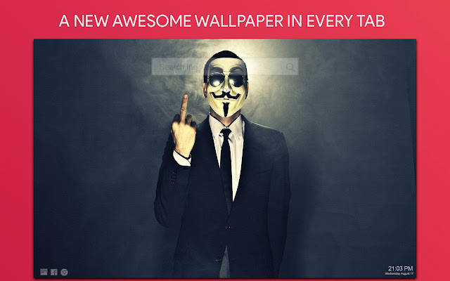 Hacker Wallpaper HD Custom New Tab