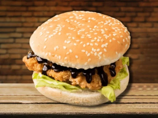 BBQ Glazed Chunky Chicken Burger