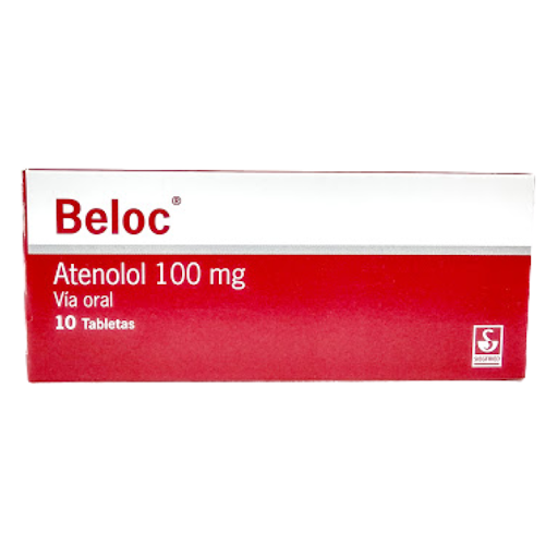 Beloc 100mg 10tabletas Atenolol Meyer Meyer