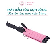 Máy Bấm Tóc Gợn Sóng Uốn Tóc Sóng Nước Xoăn 3 Trục Hàng Chính Hãng Deti