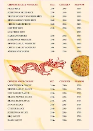 Grand Mookambika menu 8