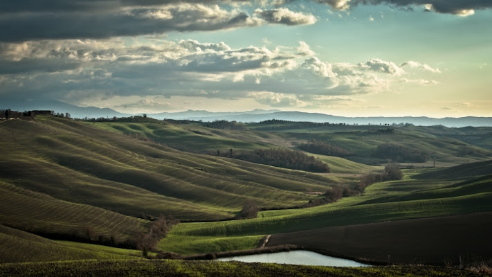 Tuscan landscape di mukkapazza