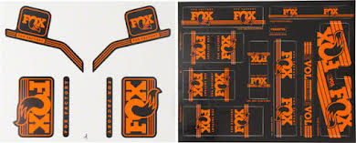 Fox Heritage Decal Kit for Forks and Shocks alternate image 1