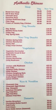 New Hotel Ranjit menu 2