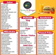 Juice & Burger Corner menu 1