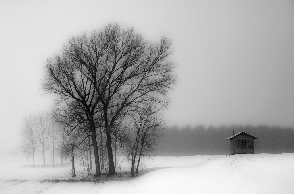 la casetta tra le neve di antonioromei