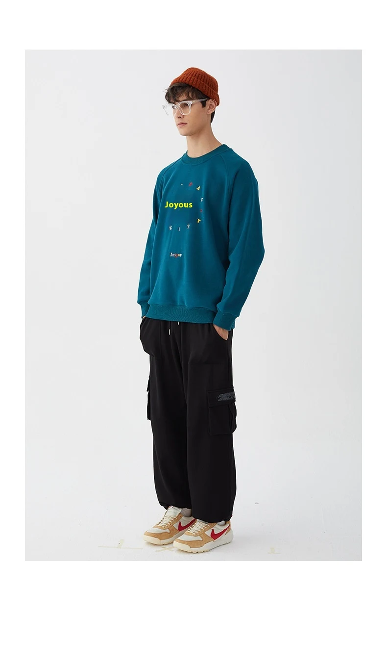 Title 10, Koreaans en Hong Kong stijl Boyfriend Fleece-ge...