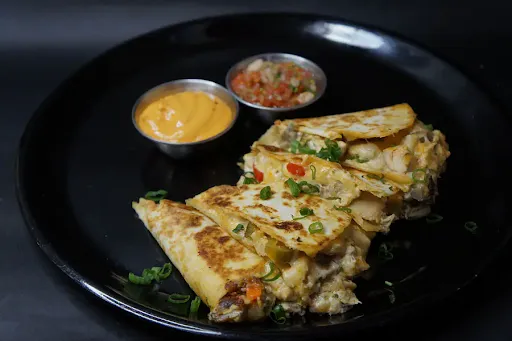 Grilled Chicken With Cheese Quesdilla