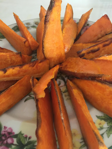 Roasted Sweet Potatoe Wedges