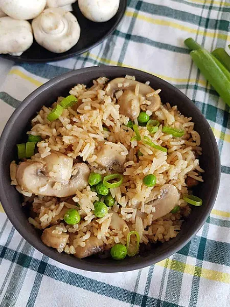 Mushroom Fried Rice