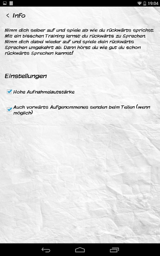 Bewertungen Ruckwarts Sprechen