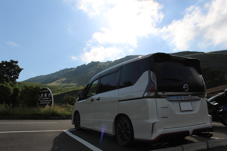 セレナの大分・熊本ドライブ🚐💨・大分・九重連山・熊本県 阿蘇 大観峯・熊本城🏯・真夜中ドライブ第４弾に関するカスタム事例の投稿画像8枚目