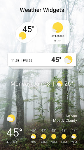 Android 14 Style Widgets screenshot #2