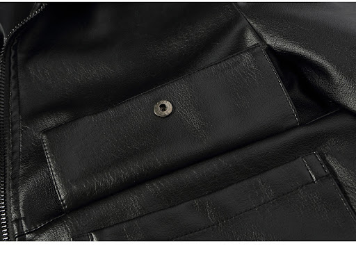Title 6, Mens PU Leather Baseball Collar Jacket offers ...
