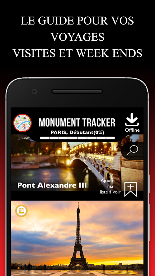 Android application Geneve Guide Voyage &amp; Carte screenshort