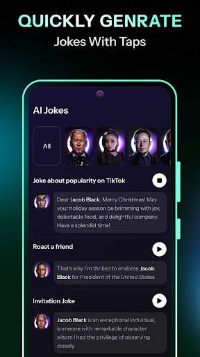 Screenshot Celebs AI text to voice clone