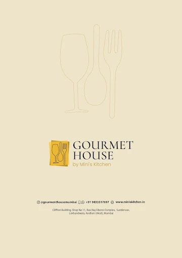 Gourmet House By Mini's Kitchen menu 
