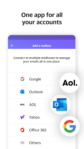 Screenshot Yahoo Mail – Organized Email