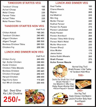 Delhi Da Dhaba menu 2