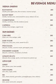 Joecons Garden Restaurant menu 1