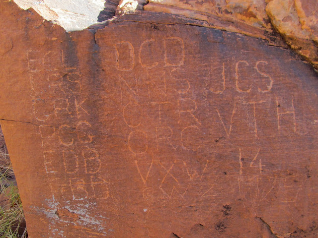 Lucky 13 inscription from the Pathe-Bray Expedition