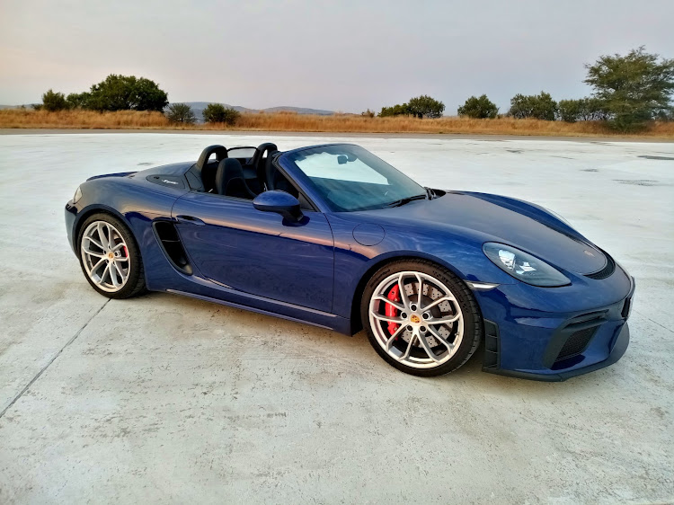 The 718 Spyder has enthralling sporting ability.