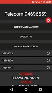 WIFI WPS WPA TESTER Screenshot