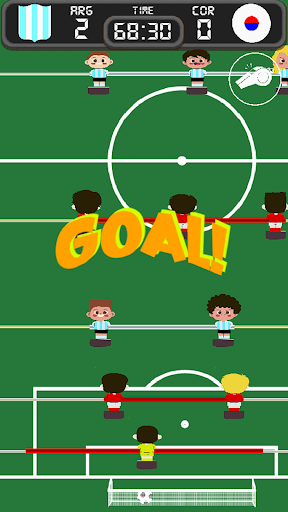 Screenshot Pong Goal: 2D table soccer