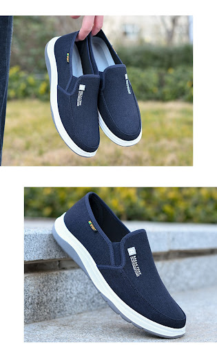 Title 6, Denim Casual Slip-on Shoes Simple Slip-on Soft ...