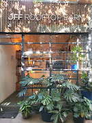 The FFF Rooftop Farm coffee shop. 